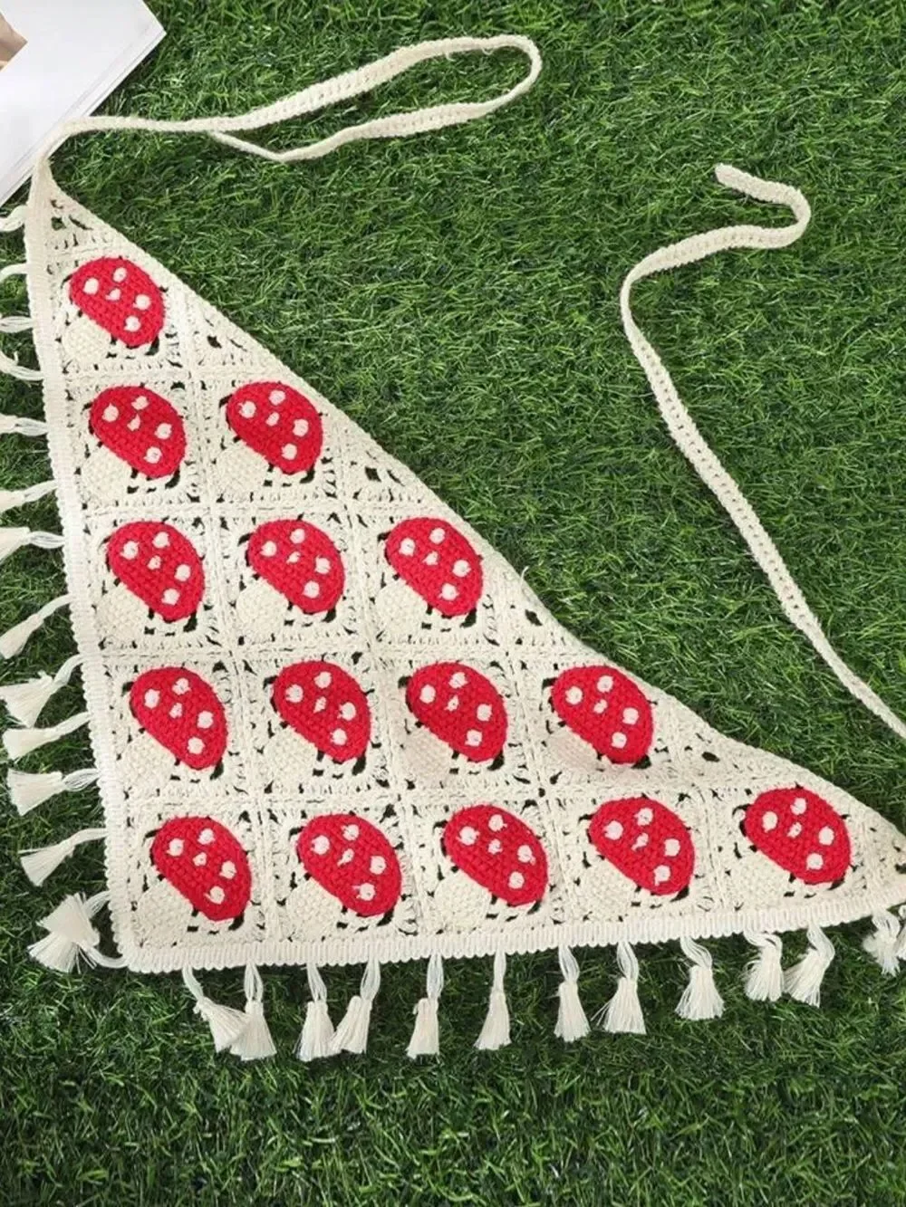 mushroom scarf S187